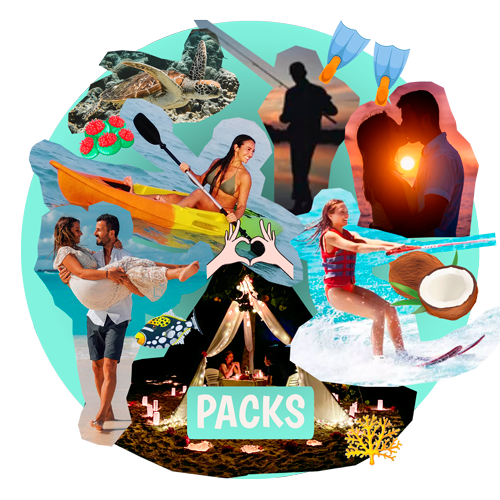 Collage Packs Experiencia Maldivas